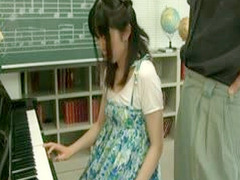 Fucking a Young Asian Beauty on the Piano Keys (Sex, Nippon, Tokyo)