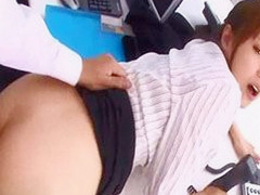 Boss Secretly Fucks Nippon Secretary on the Phone and Can't Get Enough